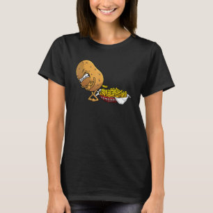 Funny French Fries Designs for Men Women Potato fo T-Shirt