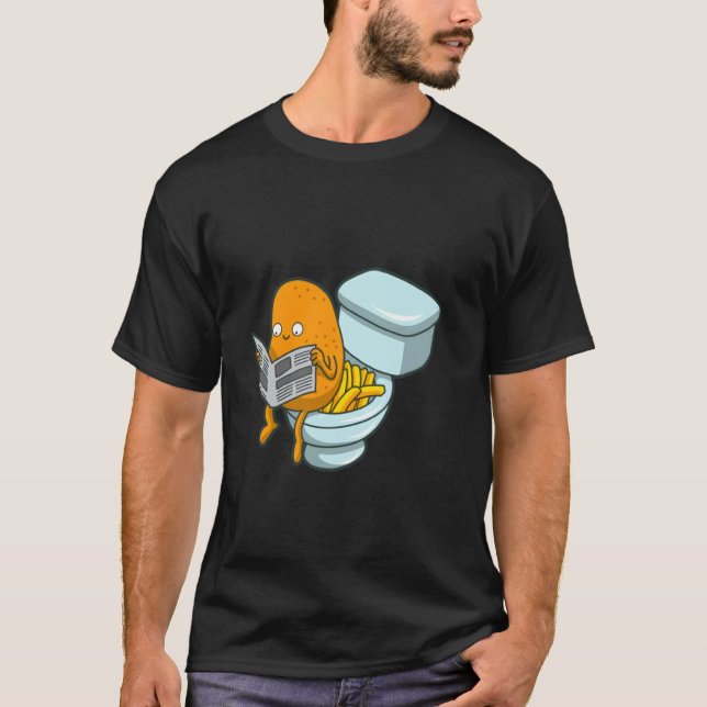 Funny French Fries Fast Food Lover Geschenke T-Shirt (Vorderseite)