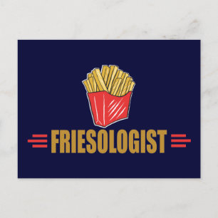 Funny French Fries Postkarte