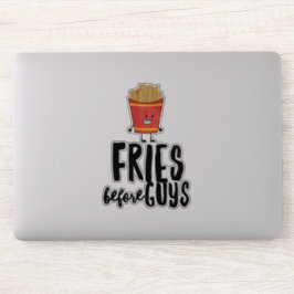 Funny French Fries Quotable Vinyl Sticker