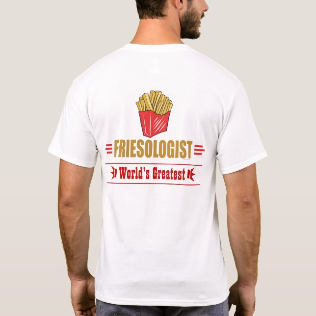 Funny French Fries T-Shirt (Rückseite)