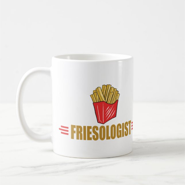 Funny French Fries Tasse (Links)