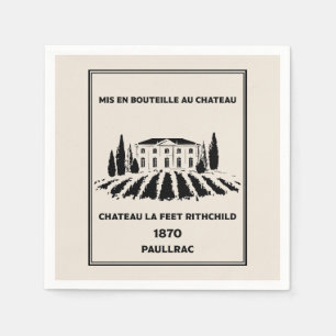 Funny French Geburtstag Serviette