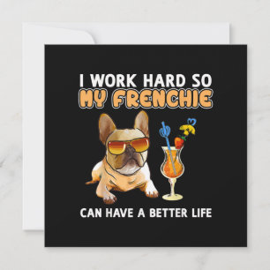 Funny Frenchie French Bulldog Lover Feiertagskarte