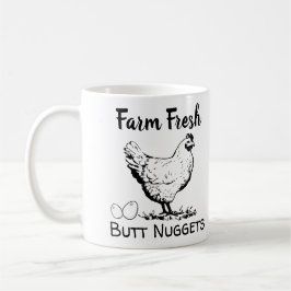 Funny Fresh Hintern Nuggets Hühnereier Kaffeetasse