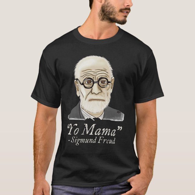 Funny Freud Psychologie T-Shirt (Vorderseite)