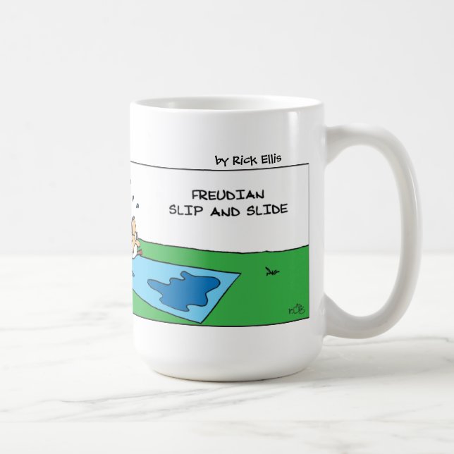 Funny Freudian Slide and Slide Kaffeetasse (Rechts)