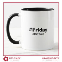 Funny Friday Happy Hour Typografy