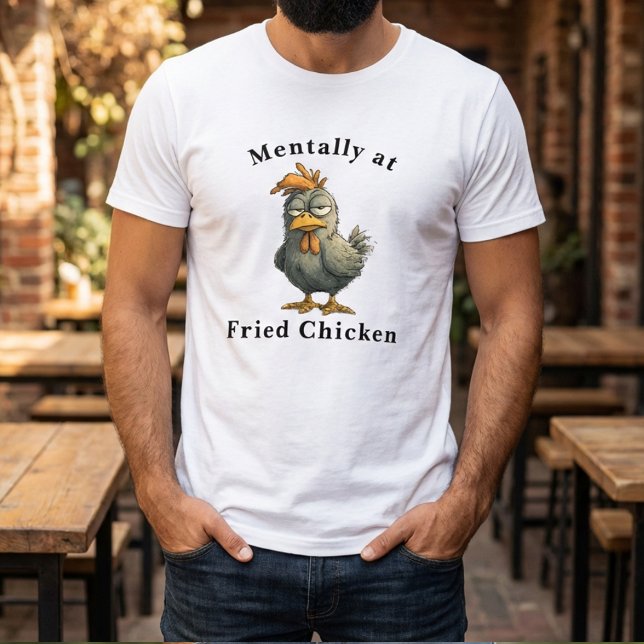 Funny Fried Chicken T-Shirt (Von Creator hochgeladen)