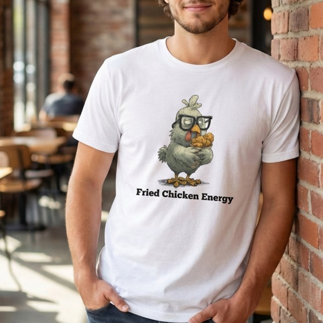 Funny Fried Chicken T-Shirt (Von Creator hochgeladen)