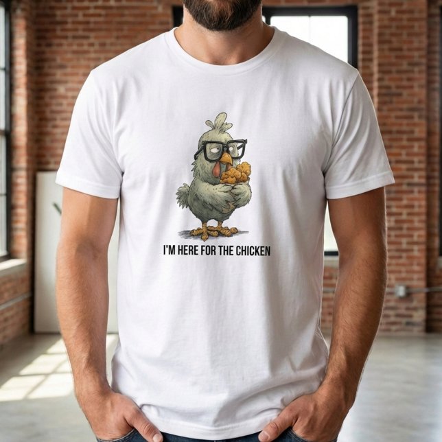Funny Fried Chicken T-Shirt (Von Creator hochgeladen)