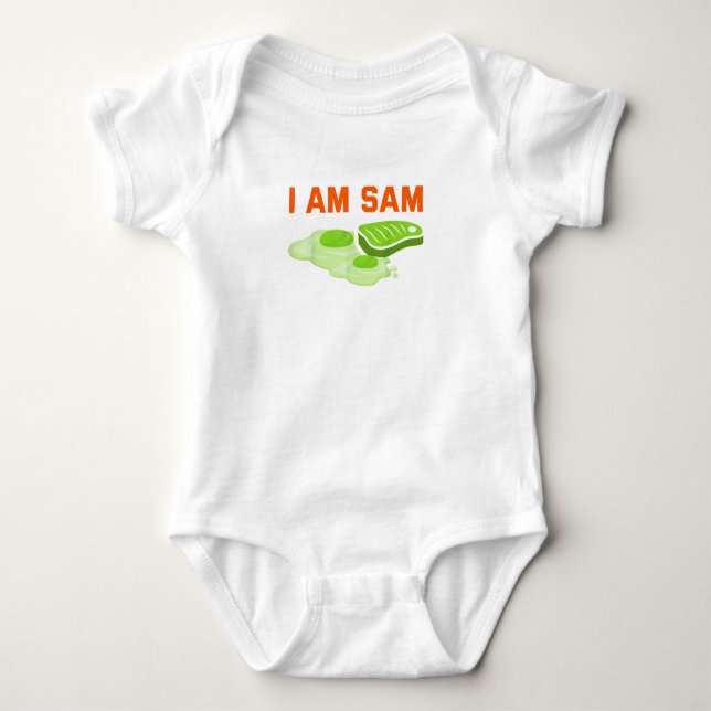 Funny Fried Green Ham and Eggs Days I Bin Sam T-Shirt (Vorderseite)