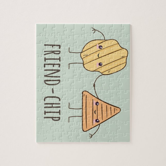 Funny Friend Chip Kartoffelchips Puzzle (Vertikal)