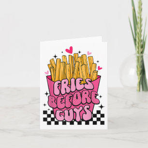 Funny Fries Lovers Vor Typ Karte