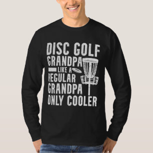 Funny Frisbee Disk Golf Opa Frolf Disc Golfspielen T-Shirt