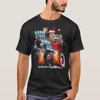 Funny Frisierte Auto Weihnachten Weihnachtsfeierta T-Shirt