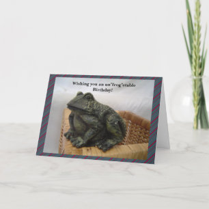Funny Frog Birthday Gruß Karte