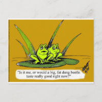 Funny Frog Cartoon Geschenk!