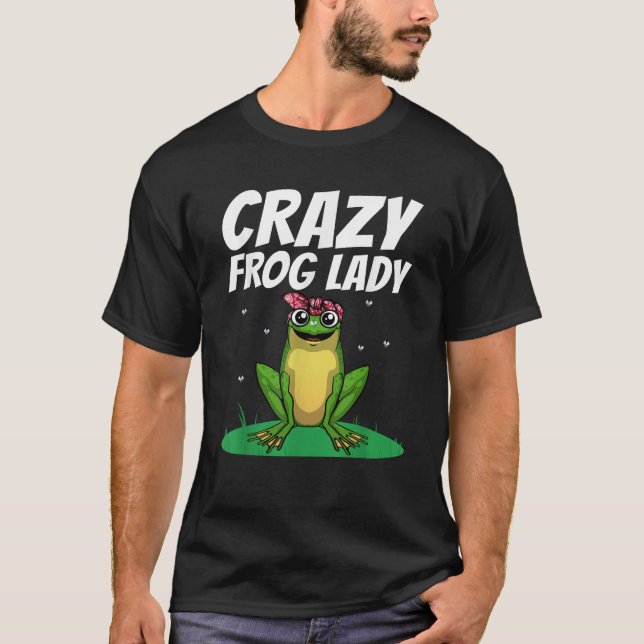 Funny Frog Geschenk Frosch Lover Accessoires Stuff T-Shirt (Vorderseite)