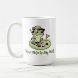 Funny Frog Golf  - Your Hole is My Goal Kaffeetasse