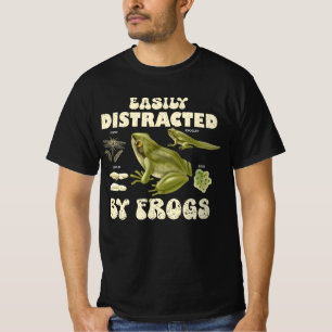 Funny Frog Lover leicht von Fröschen abgelenkt T-Shirt