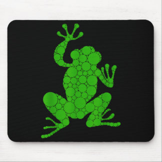 Funny Frog Lovers Polka Dot Art Student Happy Dot Mousepad