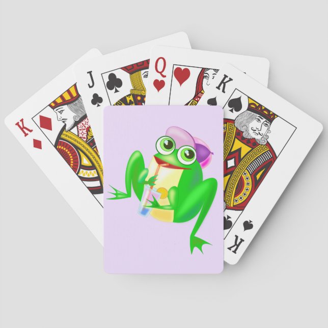 Funny Frog Playing Cards Spielkarten (Rückseite)