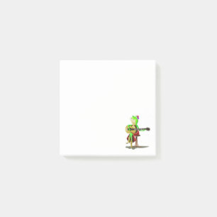 Funny Frog Playing Gitarre Post-it® Notes Post-it Klebezettel