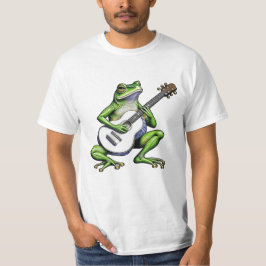 Funny Frog Playing Guitar T-Shirt
