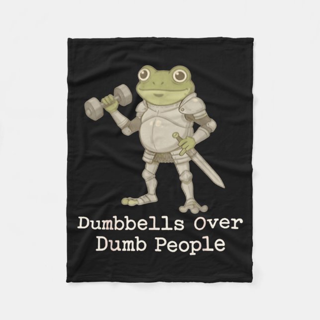 Funny Frog Pregnancy Announcement Medieval Pregnan Fleecedecke (Vorderseite)