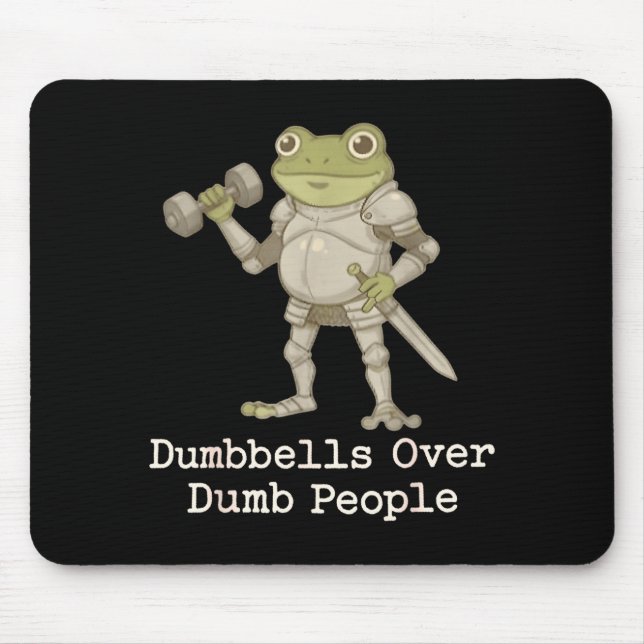 Funny Frog Pregnancy Announcement Medieval Pregnan Mousepad (Vorne)
