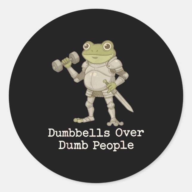 Funny Frog Pregnancy Announcement Medieval Pregnan Runder Aufkleber (Vorderseite)