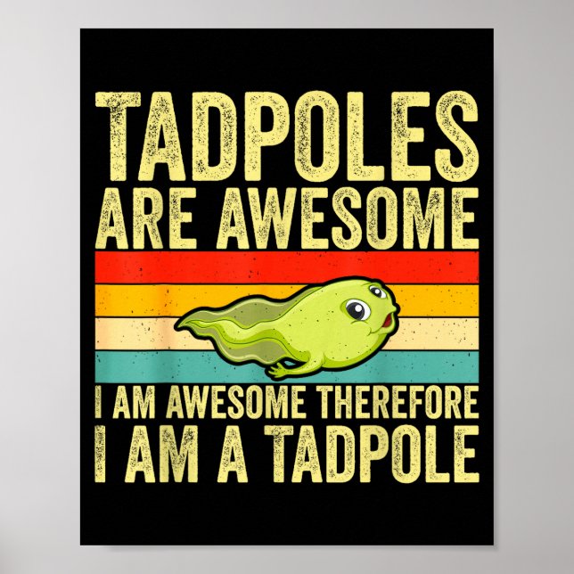 Funny Frog Tadle Lovers Design For Men Women Kids  Poster (Vorne)