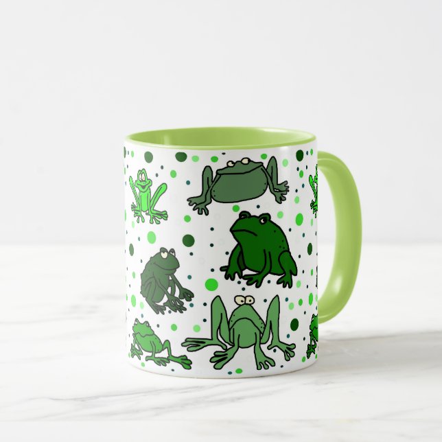 Funny Frog Tasse (VorderseiteRechts)