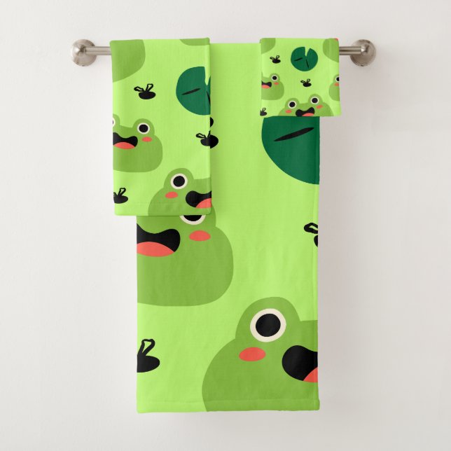 Funny Frogs Badhandtuch Set (Insitu)