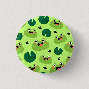 Funny Frogs Button