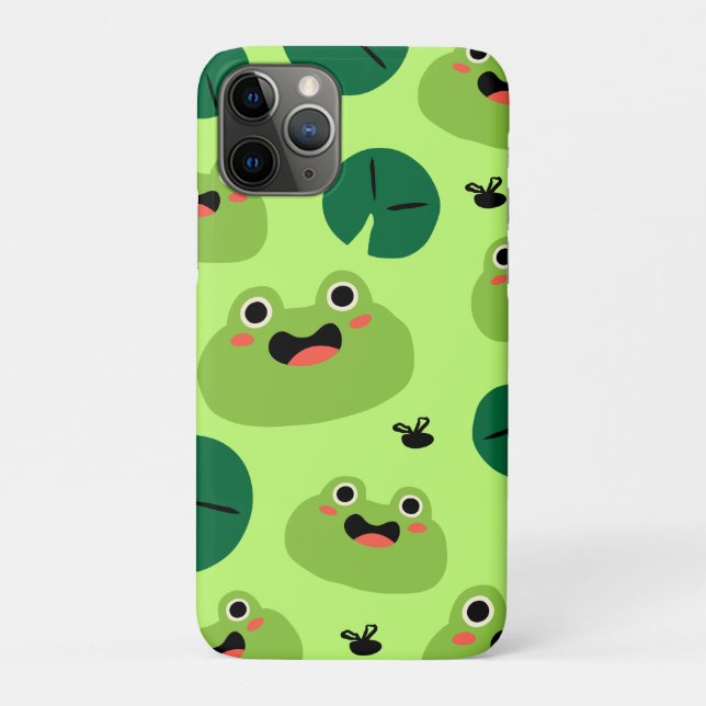 Funny Frogs Case-Mate iPhone Hülle (Rückseite)