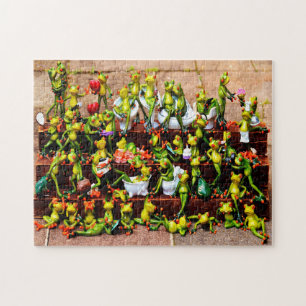 Funny Frogs Puzzle