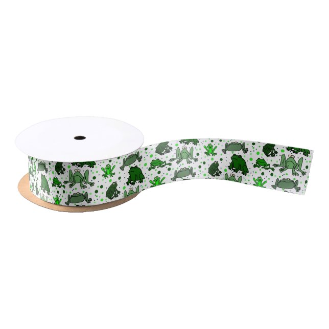 Funny Frogs Ribbon Satinband (Spule)