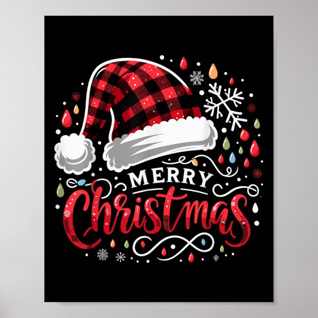 Funny Frohe Weihnachten Poster (Vorne)