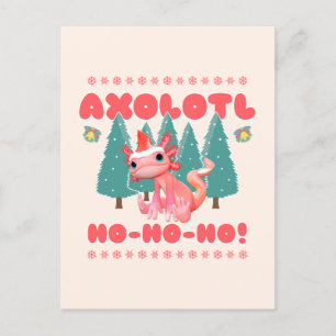 Funny Frory Weihnachten Axolotl Ho-Ho-Ho!