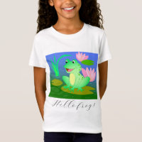 Funny Frosch, Cartoon-Illustration