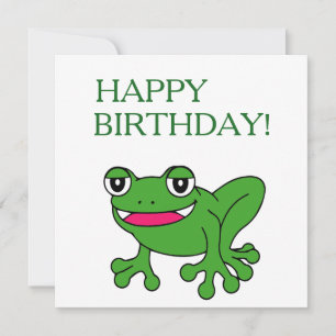 Funny Frosch Karte