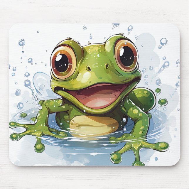 Funny Frosch Mousepad (Vorne)