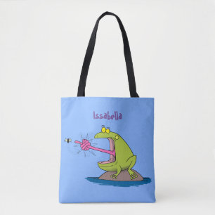 Funny Frosch und Fliege Cartoon