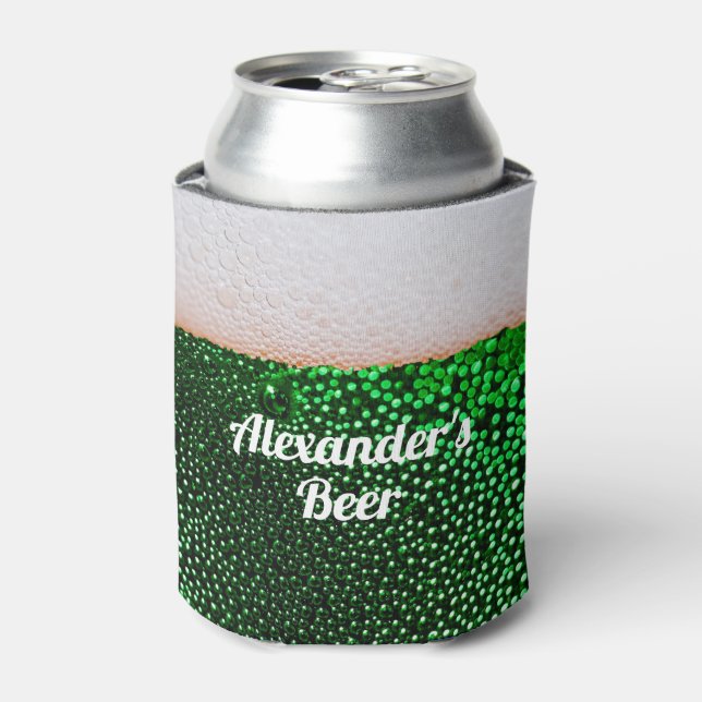 Funny Frothy Beer Personalisiert Dosenkühler (Kanne Vorderseite)