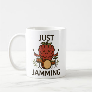 Funny Fruit - Himbeere nur Jamming Kaffeetasse