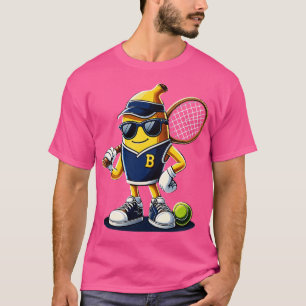 Funny Fruit Lover Banana Tennisball spielen Playa T-Shirt
