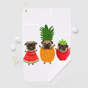 Funny Fruit Mops Niedlich Dog Geschenk   Pet Lover Golfhandtuch
