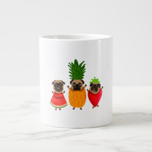 Funny Fruit Mops Niedlich Dog Geschenk   Pet Lover Jumbo-Tasse
